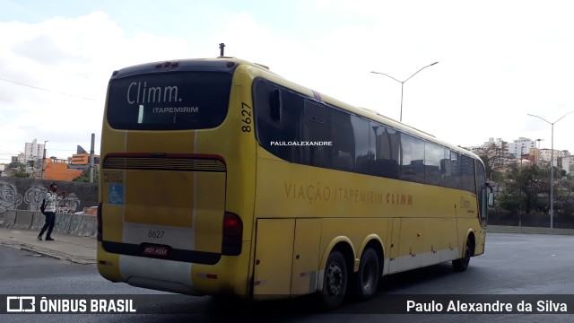 Viação Itapemirim 8627 na cidade de Belo Horizonte, Minas Gerais, Brasil, por Paulo Alexandre da Silva. ID da foto: 9423066.