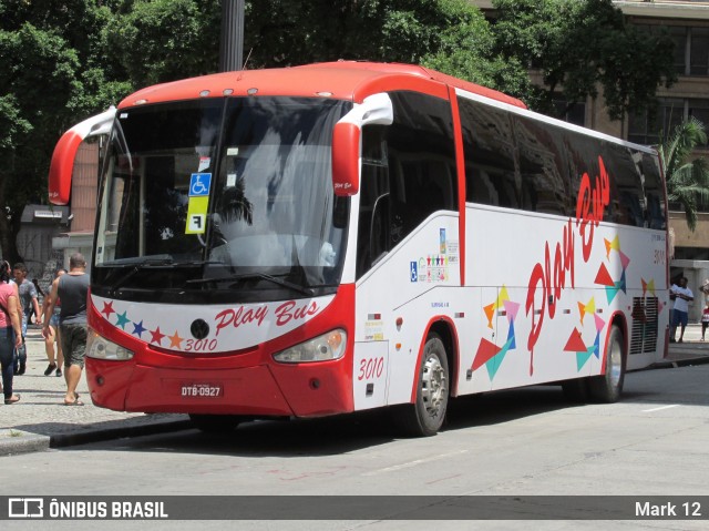 Play Bus Turismo 3010 na cidade de São Paulo, São Paulo, Brasil, por Mark 12. ID da foto: 9421086.