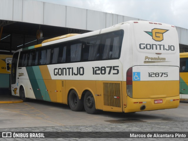 Empresa Gontijo de Transportes 12875 na cidade de Perdões, Minas Gerais, Brasil, por Marcos de Alcantara Pinto. Número da foto: #9422829.