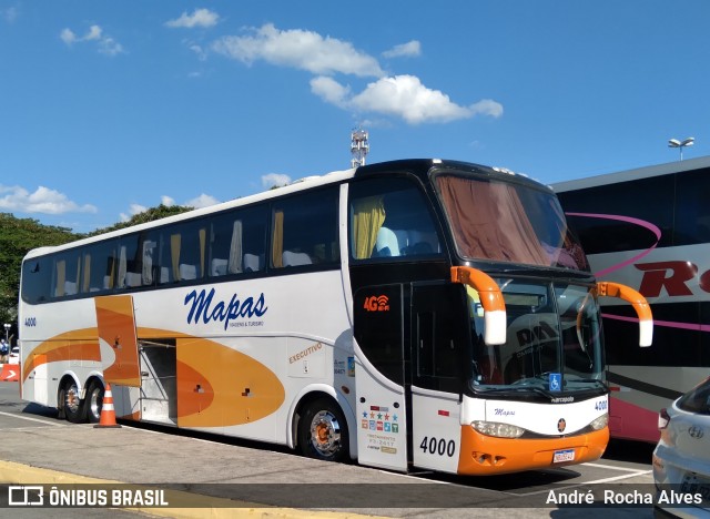 Papaléguas Transportes e Turismo 4000 na cidade de Aparecida, São Paulo, Brasil, por André  Rocha Alves. Número da foto: #9421770.