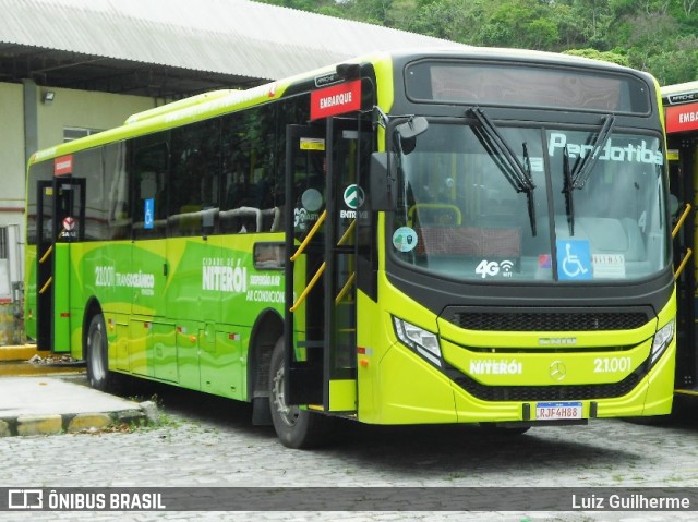 Viação Pendotiba 2.1.001 na cidade de Niterói, Rio de Janeiro, Brasil, por Luiz Guilherme. Número da foto: #9422873.