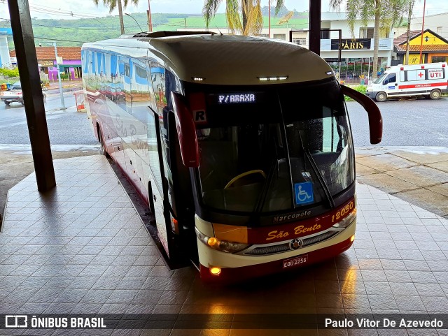 Viação São Bento Ribeirão Preto 12030 na cidade de Sacramento, Minas Gerais, Brasil, por Paulo Vitor De Azevedo. Número da foto: #9422087.