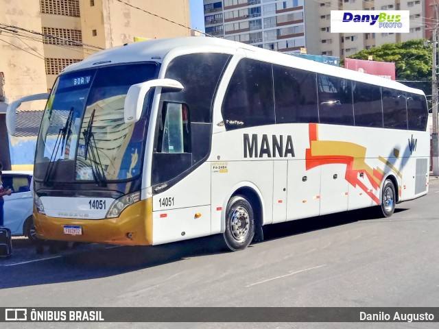 Viação Mana Transportes 14051 na cidade de Campinas, São Paulo, Brasil, por Danilo Augusto. ID da foto: 9421636.