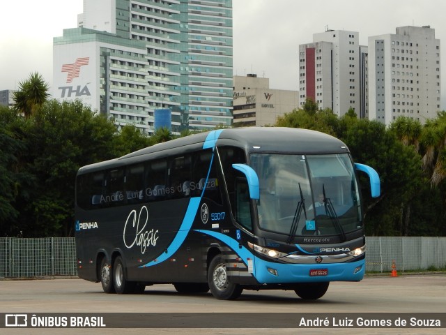 Empresa de Ônibus Nossa Senhora da Penha 53017 na cidade de Curitiba, Paraná, Brasil, por André Luiz Gomes de Souza. ID da foto: 9422912.