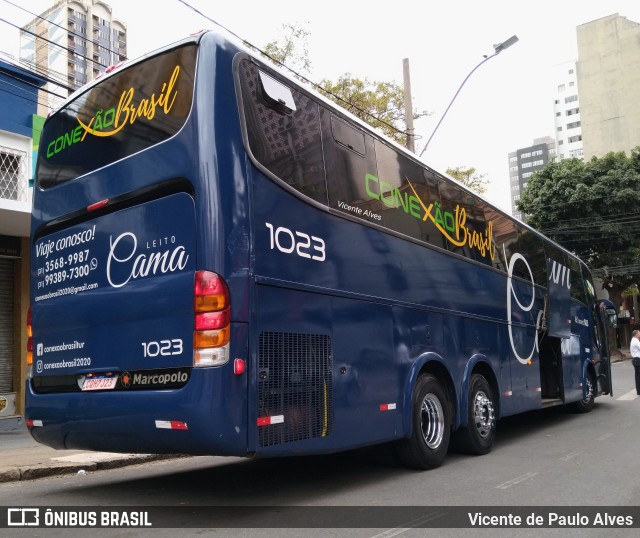 Conexão Brasil 1023 na cidade de Belo Horizonte, Minas Gerais, Brasil, por Vicente de Paulo Alves. Número da foto: #9424530.