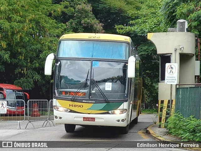 Empresa Gontijo de Transportes 14890 na cidade de São Paulo, São Paulo, Brasil, por Edinilson Henrique Ferreira. ID da foto: 9423660.