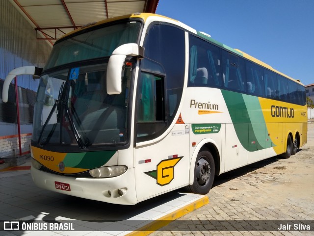 Empresa Gontijo de Transportes 14090 na cidade de Itaobim, Minas Gerais, Brasil, por Jair Silva. ID da foto: 9338062.