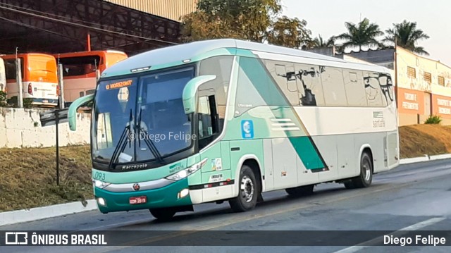 Santa Fé Transportes 093 na cidade de Formiga, Minas Gerais, Brasil, por Diego Felipe. ID da foto: 9336494.