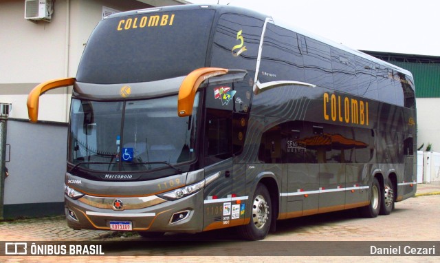 Colombi Turismo 1109 na cidade de Guabiruba, Santa Catarina, Brasil, por Daniel Cezari. ID da foto: 9335676.