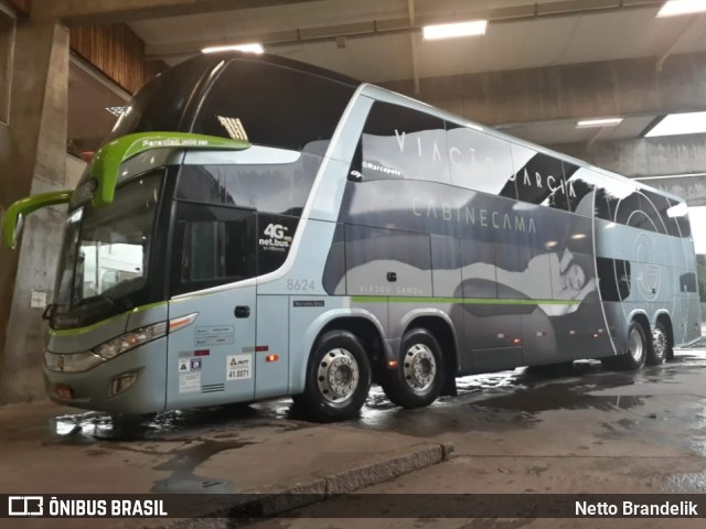 Viação Garcia 8624 na cidade de Curitiba, Paraná, Brasil, por Netto Brandelik. Número da foto: #9337671.