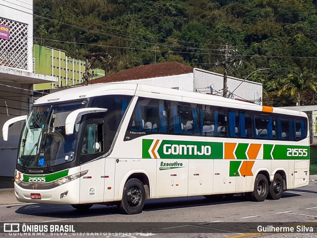 Empresa Gontijo de Transportes 21555 na cidade de Santos, São Paulo, Brasil, por Guilherme Silva. Número da foto: #9336233.