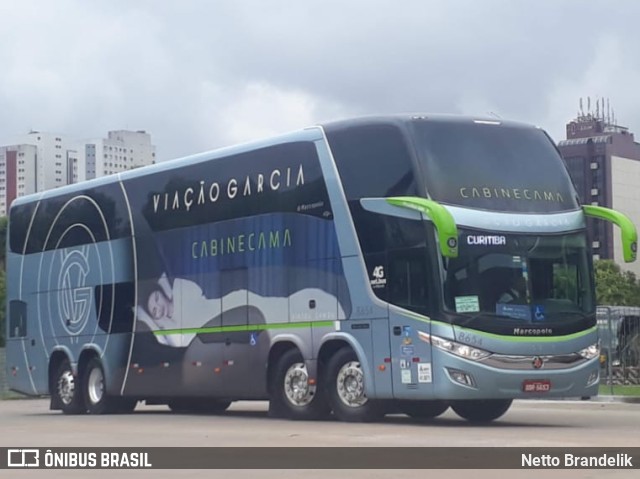 Viação Garcia 8654 na cidade de Curitiba, Paraná, Brasil, por Netto Brandelik. Número da foto: #9337814.