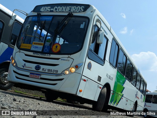 Viação Pinheiral RJ 189.019 na cidade de Pinheiral, Rio de Janeiro, Brasil, por Matheus Martins da Silva. Número da foto: #9334782.
