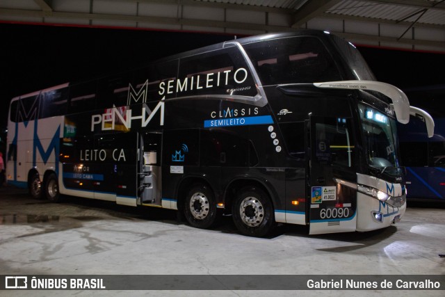 Empresa de Ônibus Nossa Senhora da Penha 60090 na cidade de Guaratinguetá, São Paulo, Brasil, por Gabriel Nunes de Carvalho. ID da foto: 9338046.