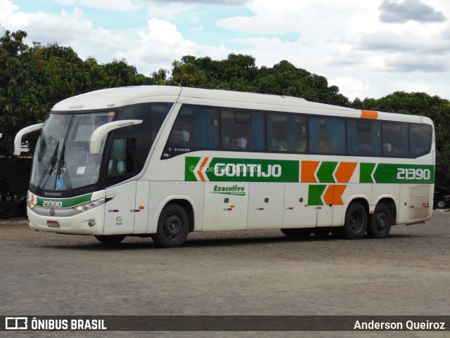 Empresa Gontijo de Transportes 21390 na cidade de Vitória da Conquista, Bahia, Brasil, por Anderson Queiroz. Número da foto: #9336182.