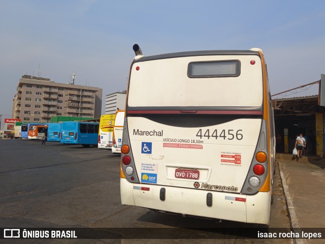 Auto Viação Marechal Brasília 444456 na cidade de Gama, Distrito Federal, Brasil, por isaac rocha lopes. ID da foto: 9338149.