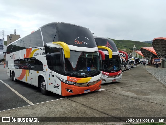 Starline Turismo 2400 na cidade de Aparecida, São Paulo, Brasil, por João Marcos William. Número da foto: #9337728.