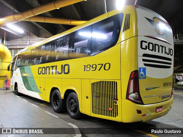 Empresa Gontijo de Transportes 18970 na cidade de São Paulo, São Paulo, Brasil, por Paulo Gustavo. ID da foto: 9339793.