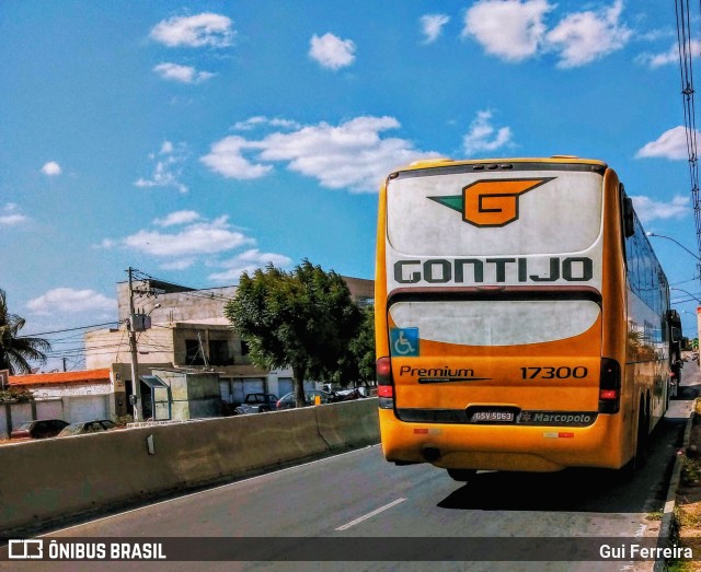 Empresa Gontijo de Transportes 17300 na cidade de Delmiro Gouveia, Alagoas, Brasil, por Gui Ferreira. ID da foto: 9341251.