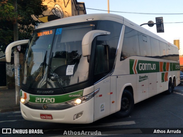 Empresa Gontijo de Transportes 21720 na cidade de Belo Horizonte, Minas Gerais, Brasil, por Athos Arruda. Número da foto: #9341234.