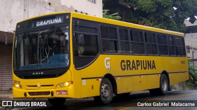 Grapiúna Turismo 16310 na cidade de Vitória, Espírito Santo, Brasil, por Carlos Gabriel  Malacarne. ID da foto: 9341758.