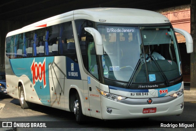 Auto Viação 1001 RJ 108.245 na cidade de Rio de Janeiro, Rio de Janeiro, Brasil, por Rodrigo Miguel. Número da foto: #9341421.