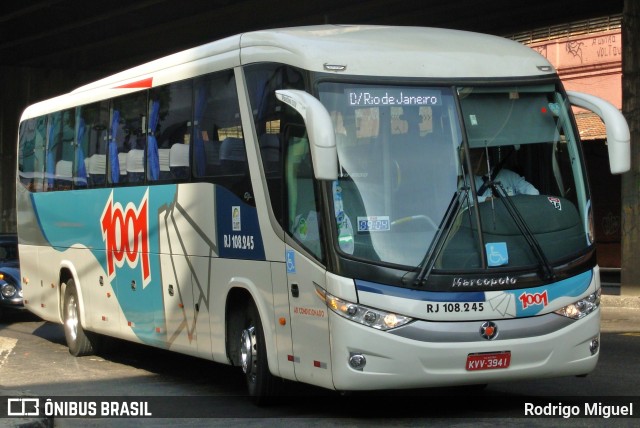 Auto Viação 1001 RJ 108.245 na cidade de Rio de Janeiro, Rio de Janeiro, Brasil, por Rodrigo Miguel. ID da foto: 9341421.