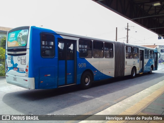 VB Transportes e Turismo 1478 na cidade de Campinas, São Paulo, Brasil, por Henrique Alves de Paula Silva. Número da foto: #9340453.