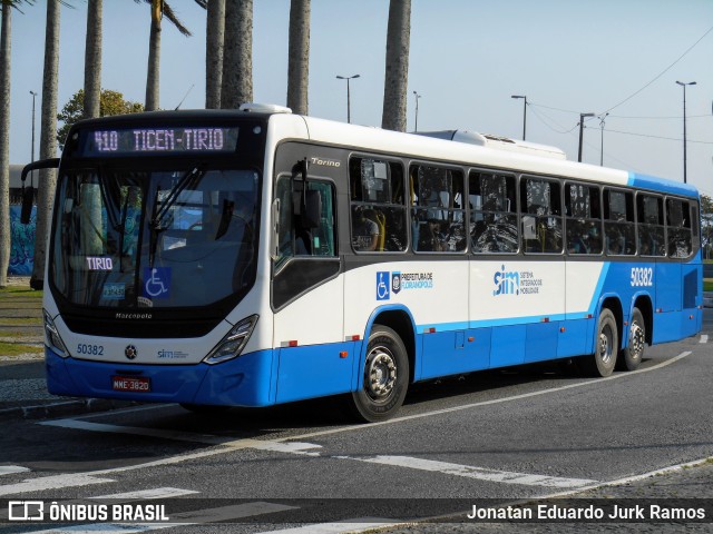 Transol Transportes Coletivos 50382 na cidade de Florianópolis, Santa Catarina, Brasil, por Jonatan Eduardo Jurk Ramos. ID da foto: 9339468.