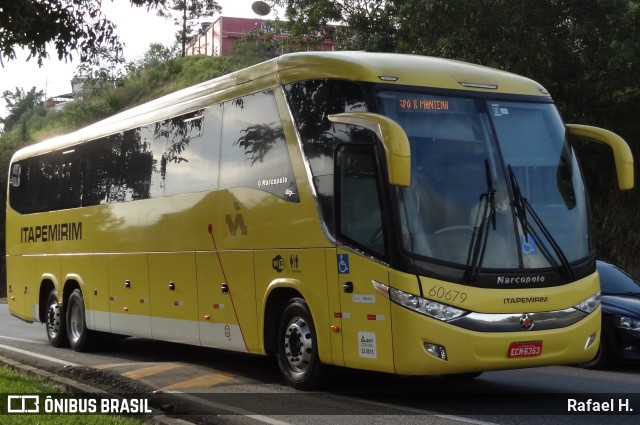 Viação Itapemirim 60679 na cidade de Barra do Piraí, Rio de Janeiro, Brasil, por Rafael H.. Número da foto: #9341291.