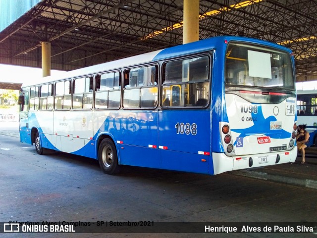 VB Transportes e Turismo 1098 na cidade de Campinas, São Paulo, Brasil, por Henrique Alves de Paula Silva. ID da foto: 9340469.