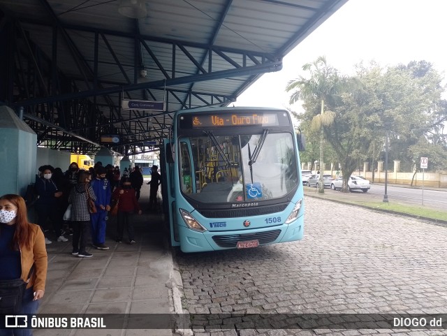 Viação Rocio 1508 na cidade de Paranaguá, Paraná, Brasil, por DIOGO dd. Número da foto: #9341371.