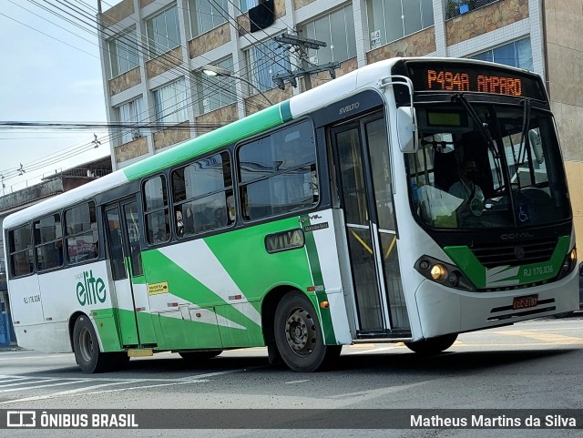 Viação Elite RJ 176.036 na cidade de Volta Redonda, Rio de Janeiro, Brasil, por Matheus Martins da Silva. Número da foto: #9339506.