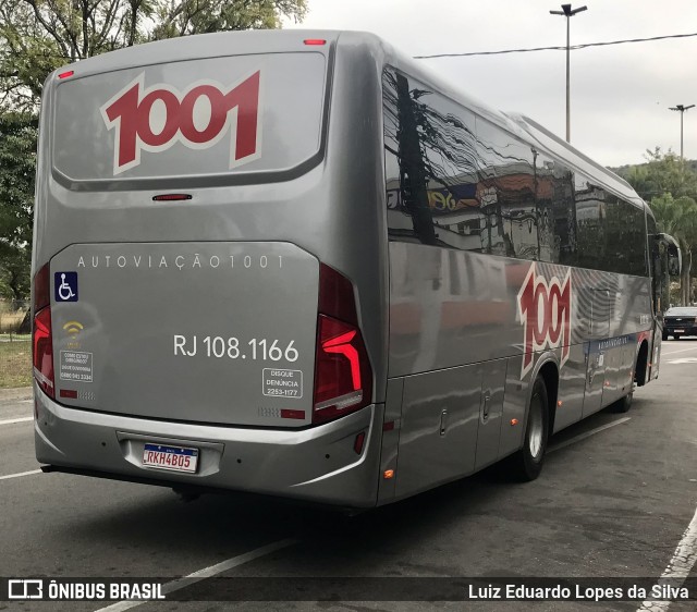 Auto Viação 1001 RJ 108.1166 na cidade de Niterói, Rio de Janeiro, Brasil, por Luiz Eduardo Lopes da Silva. ID da foto: 9339692.