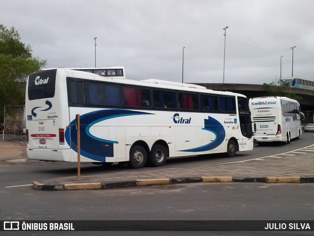 Citral Transporte e Turismo 2101 na cidade de Porto Alegre, Rio Grande do Sul, Brasil, por JULIO SILVA. Número da foto: #9338736.