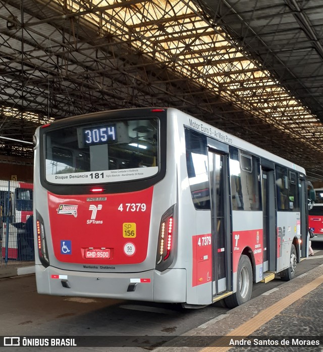 Pêssego Transportes 4 7379 na cidade de São Paulo, São Paulo, Brasil, por Andre Santos de Moraes. ID da foto: 9340624.