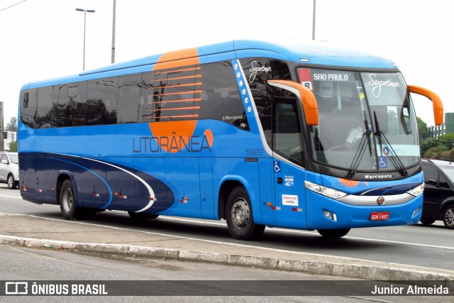 Litorânea Transportes Coletivos 5982 na cidade de São Paulo, São Paulo, Brasil, por Junior Almeida. ID da foto: 9341370.