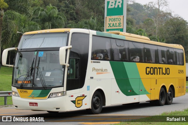 Empresa Gontijo de Transportes 12915 na cidade de Barra do Piraí, Rio de Janeiro, Brasil, por Rafael H.. ID da foto: 9343974.