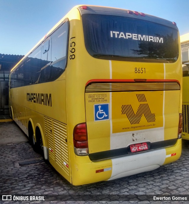 Viação Itapemirim 8651 na cidade de Campos dos Goytacazes, Rio de Janeiro, Brasil, por Ewerton Gomes. Número da foto: #9341860.