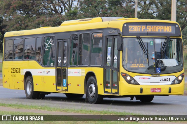 Viação Pioneira 223603 na cidade de Brasília, Distrito Federal, Brasil, por José Augusto de Souza Oliveira. ID da foto: 9343607.