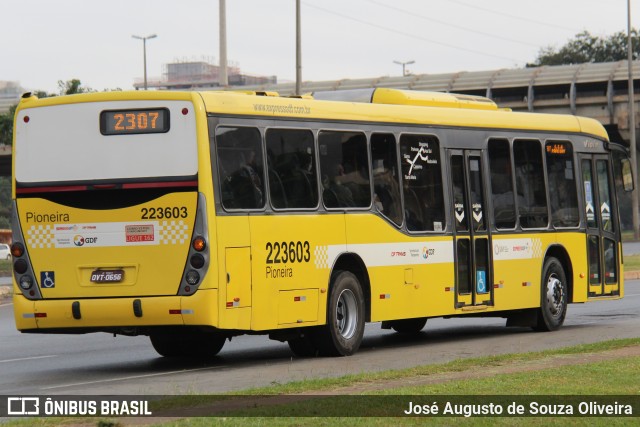 Viação Pioneira 223603 na cidade de Brasília, Distrito Federal, Brasil, por José Augusto de Souza Oliveira. ID da foto: 9343605.