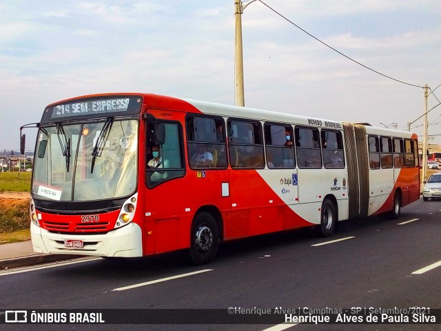 Itajaí Transportes Coletivos 2970 na cidade de Campinas, São Paulo, Brasil, por Henrique Alves de Paula Silva. Número da foto: #9344662.