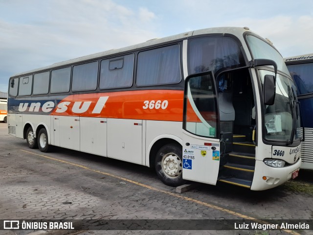 Unesul de Transportes 3660 na cidade de Porto Alegre, Rio Grande do Sul, Brasil, por Luiz Wagner Almeida. Número da foto: #9343506.
