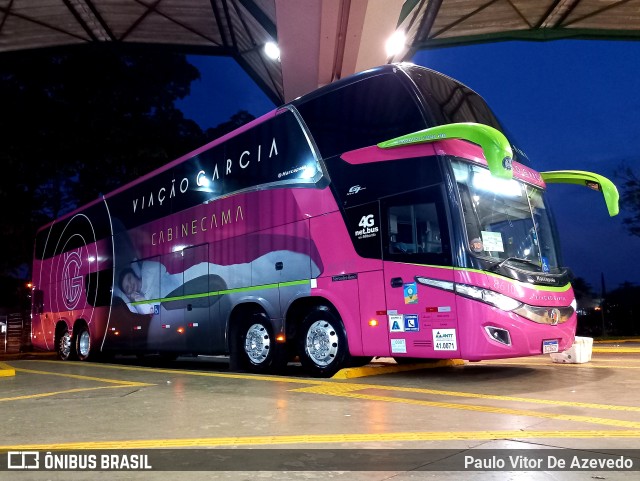 Viação Garcia 86105 na cidade de Franca, São Paulo, Brasil, por Paulo Vitor De Azevedo. Número da foto: #9343888.