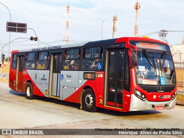 Itajaí Transportes Coletivos 2060 na cidade de Campinas, São Paulo, Brasil, por Henrique Alves de Paula Silva. Número da foto: #9344649.