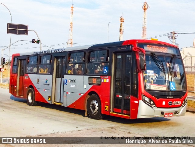 Itajaí Transportes Coletivos 2060 na cidade de Campinas, São Paulo, Brasil, por Henrique Alves de Paula Silva. ID da foto: 9344649.