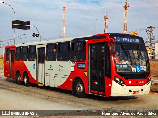 Itajaí Transportes Coletivos 2050 na cidade de Campinas, São Paulo, Brasil, por Henrique Alves de Paula Silva. ID da foto: 9344634.