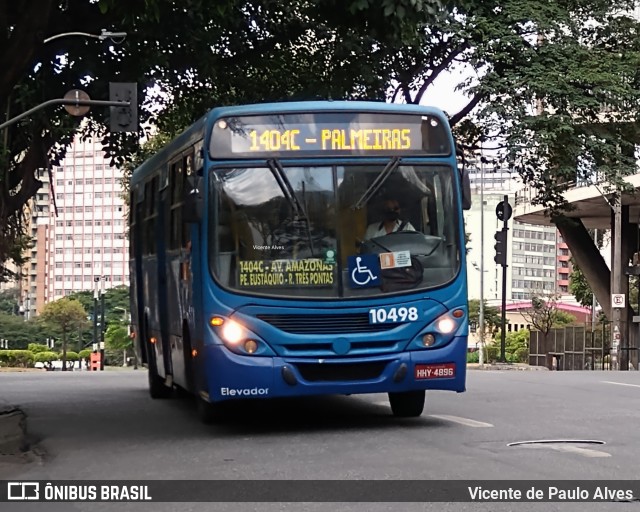 São Dimas Transportes 10498 na cidade de Belo Horizonte, Minas Gerais, Brasil, por Vicente de Paulo Alves. ID da foto: 9342738.