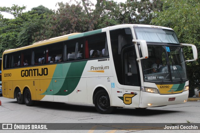 Empresa Gontijo de Transportes 12090 na cidade de São Paulo, São Paulo, Brasil, por Jovani Cecchin. ID da foto: 9347539.