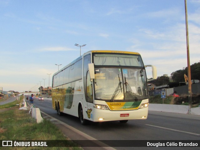 Empresa Gontijo de Transportes 12480 na cidade de Belo Horizonte, Minas Gerais, Brasil, por Douglas Célio Brandao. ID da foto: 9347694.